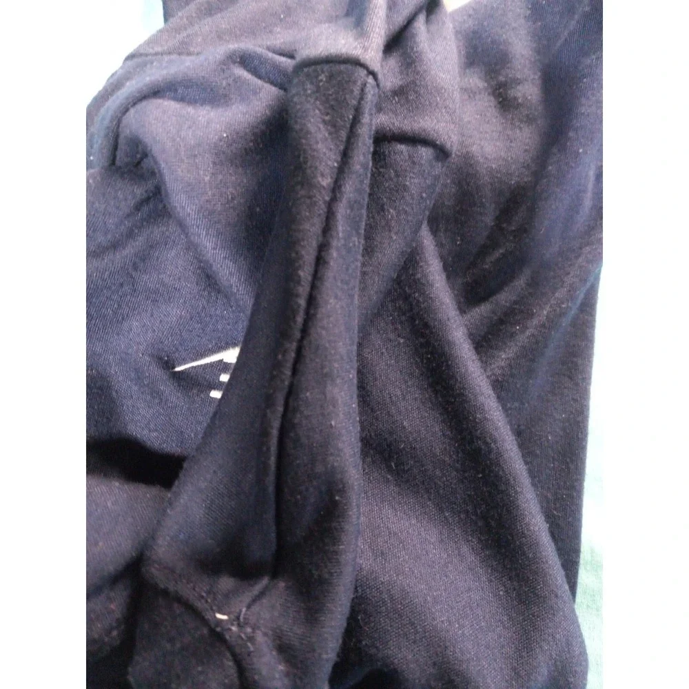 Nike XL men's blue gray vintage shirt black tag crew neck FLAWS single stitch